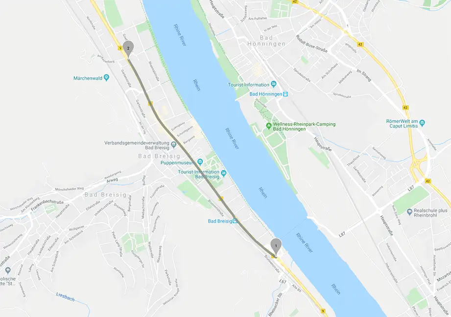 Travel time measured along northbound corridor.