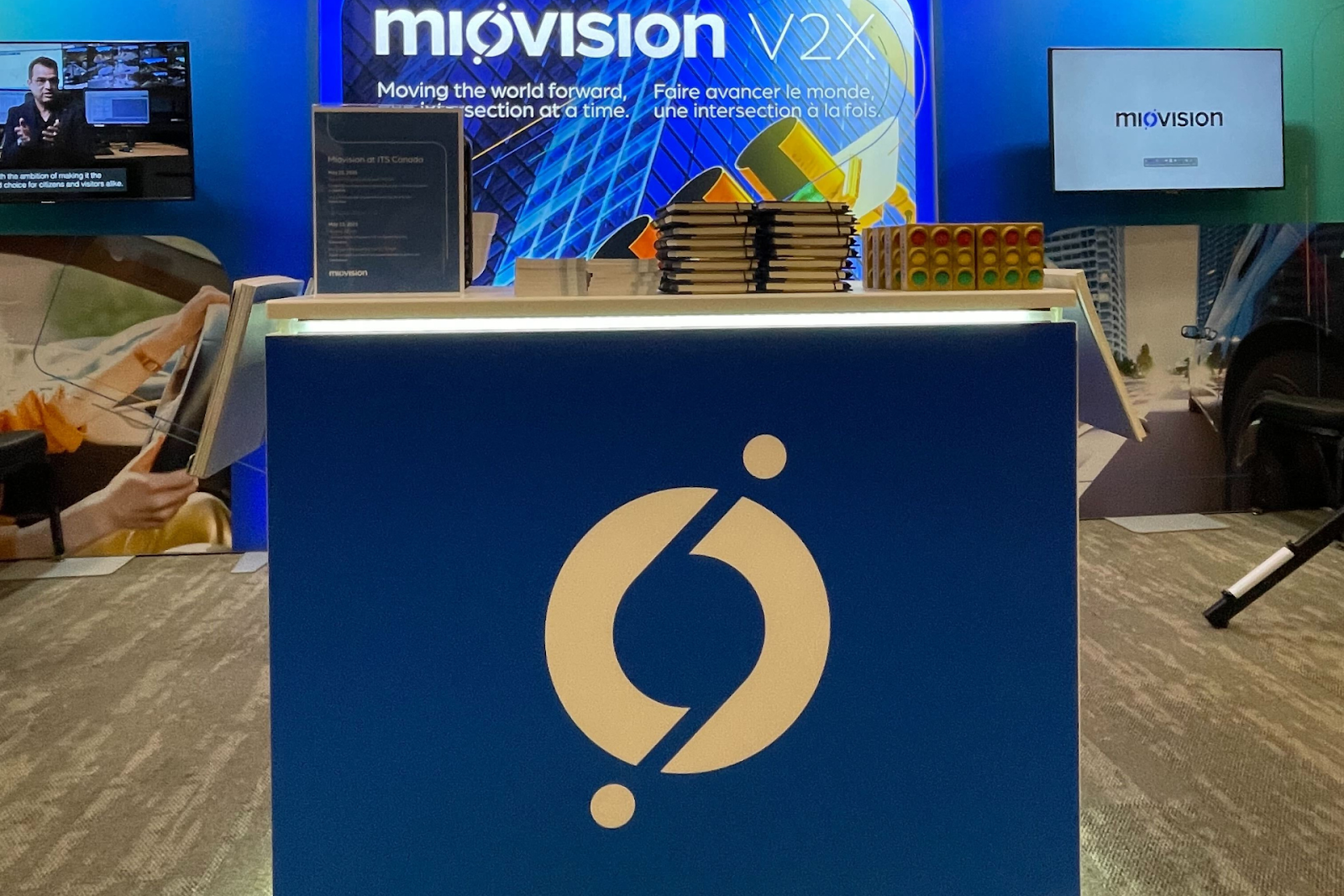 Miovision’s booth setup at ITS Canada 2025