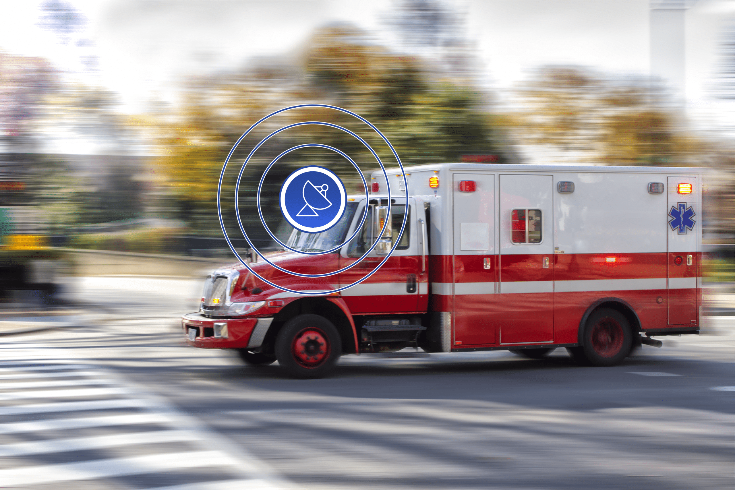 Ambulance with GPS
