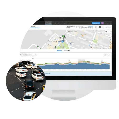 Collect traffic data