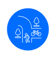Entry/exit count icon